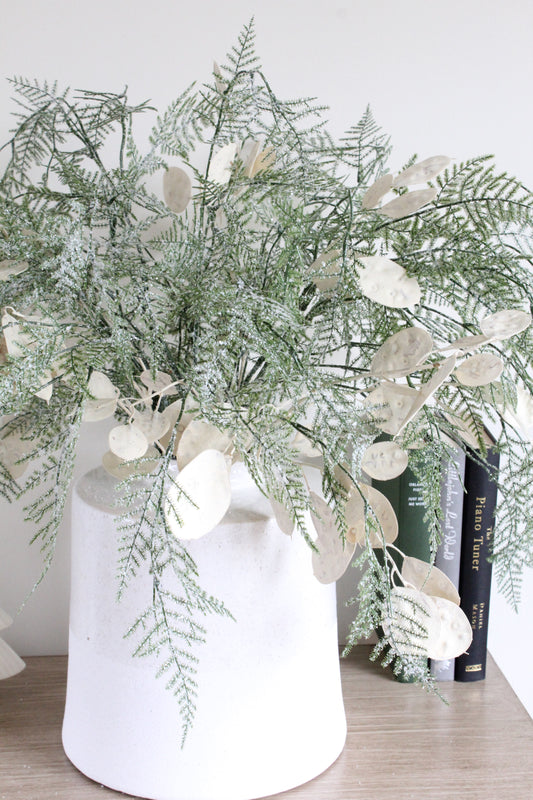 Faux Frosty White Bouquet