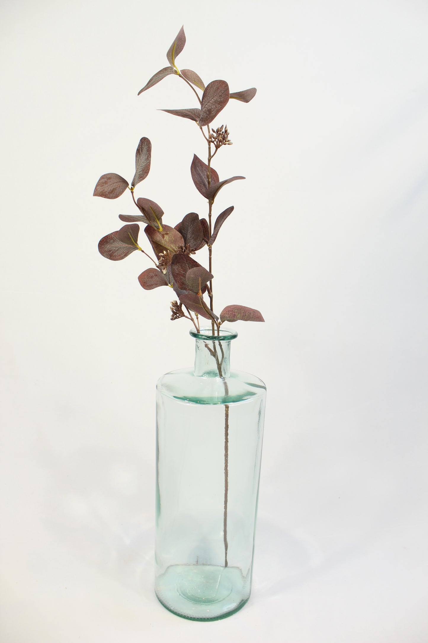 Faux Burgundy Eucalyptus Stem