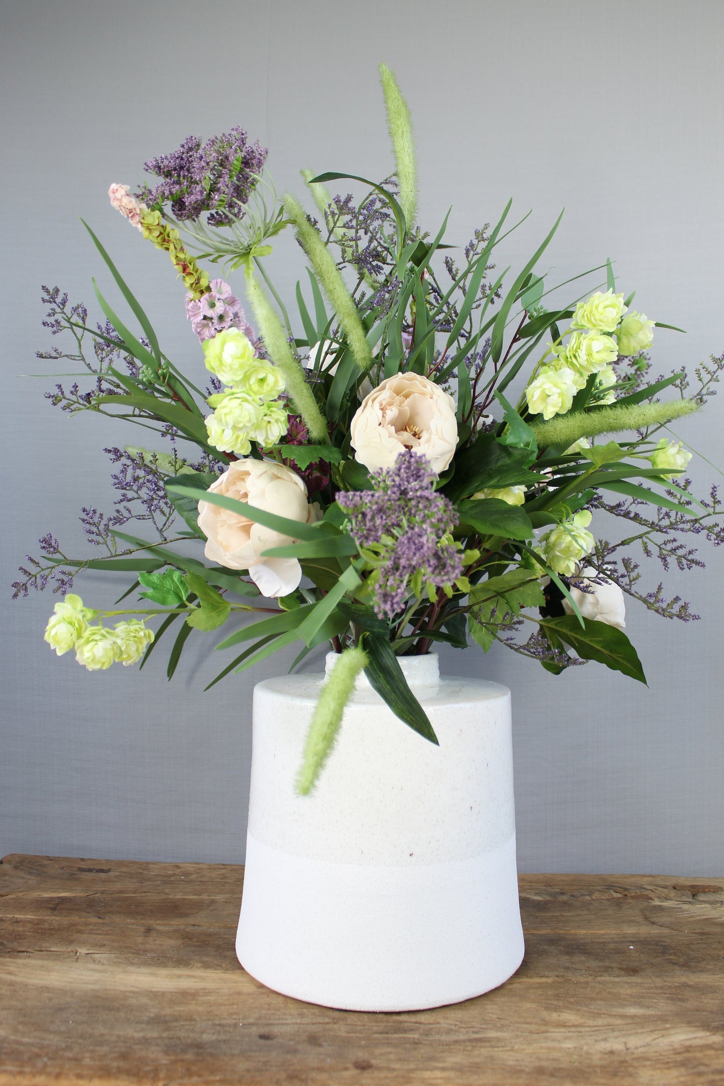 Deluxe Faux Peony Bouquet