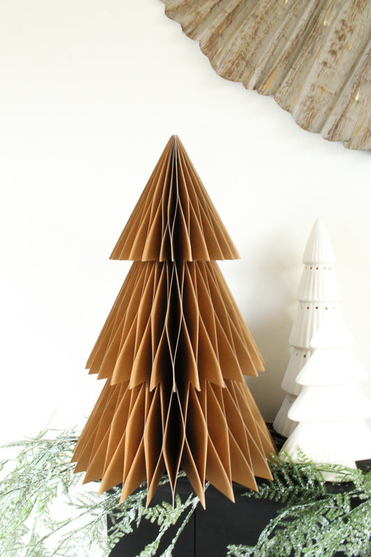 Brown Paper Christmas Tree