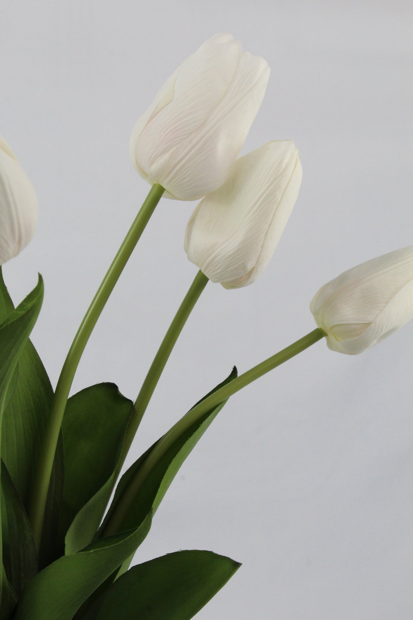 Faux White Tulip Spray