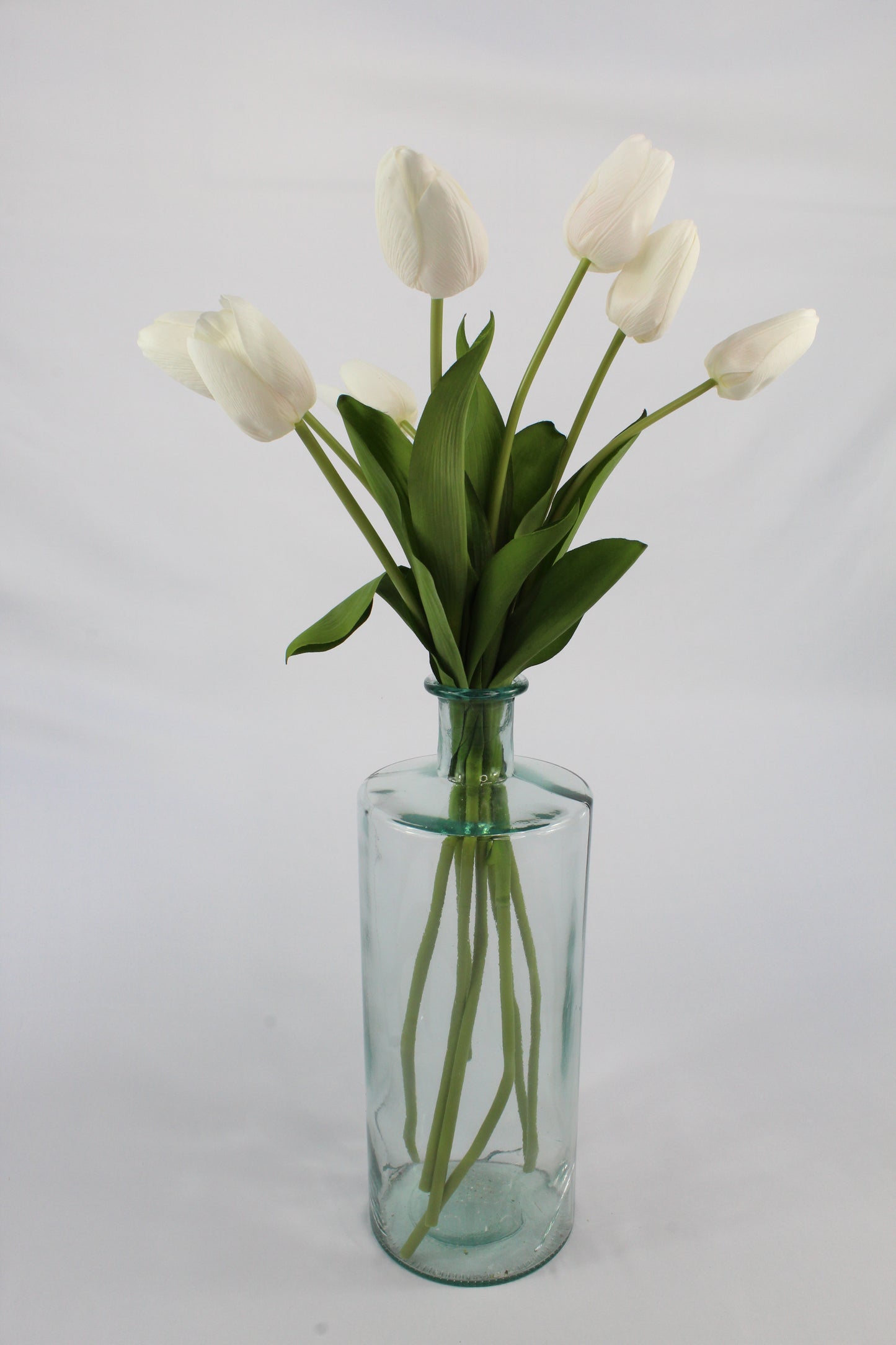 Faux White Tulip Spray