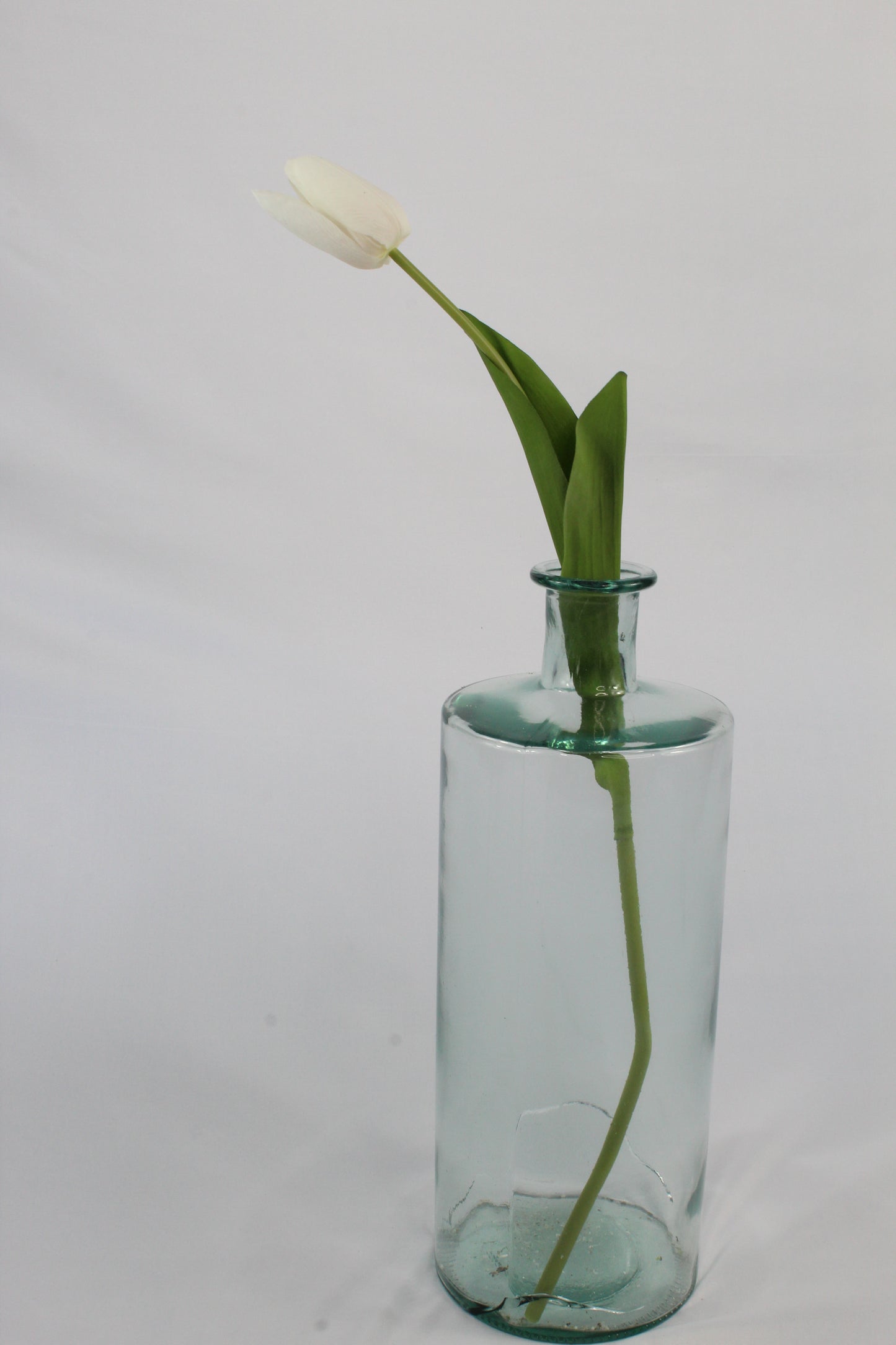 Faux White Tulip Spray