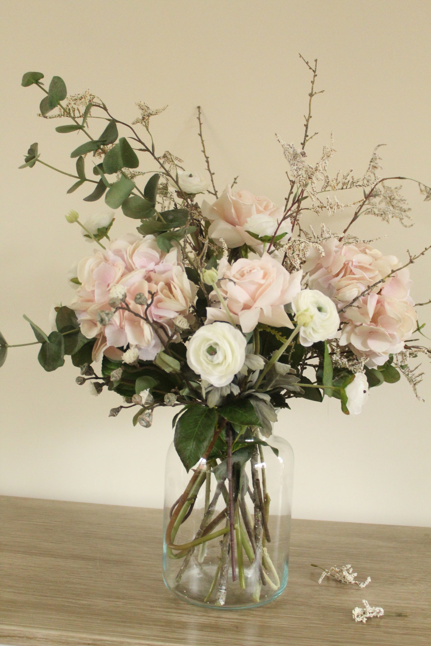 Large Faux Hydrangea Bouquet