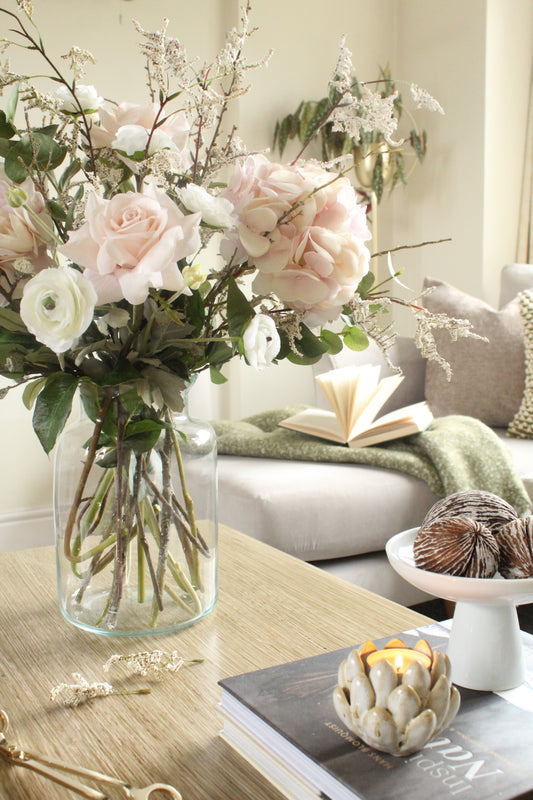 Large Faux Hydrangea Bouquet