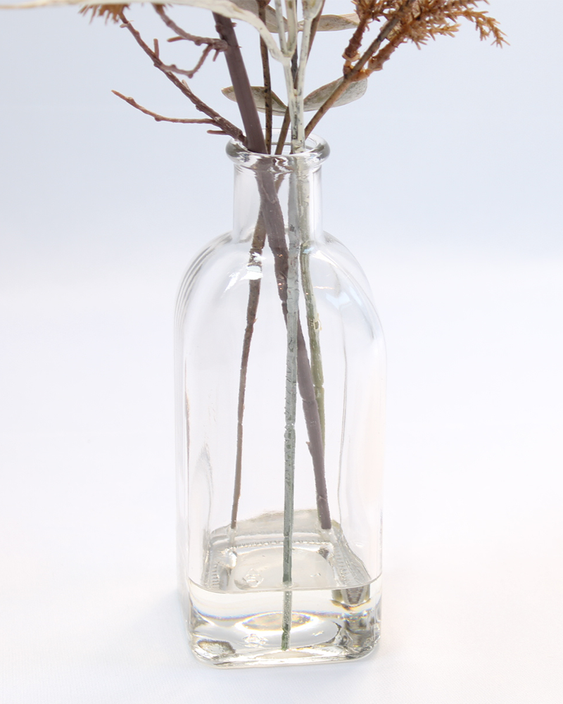 Faux Dried Autumn Vase