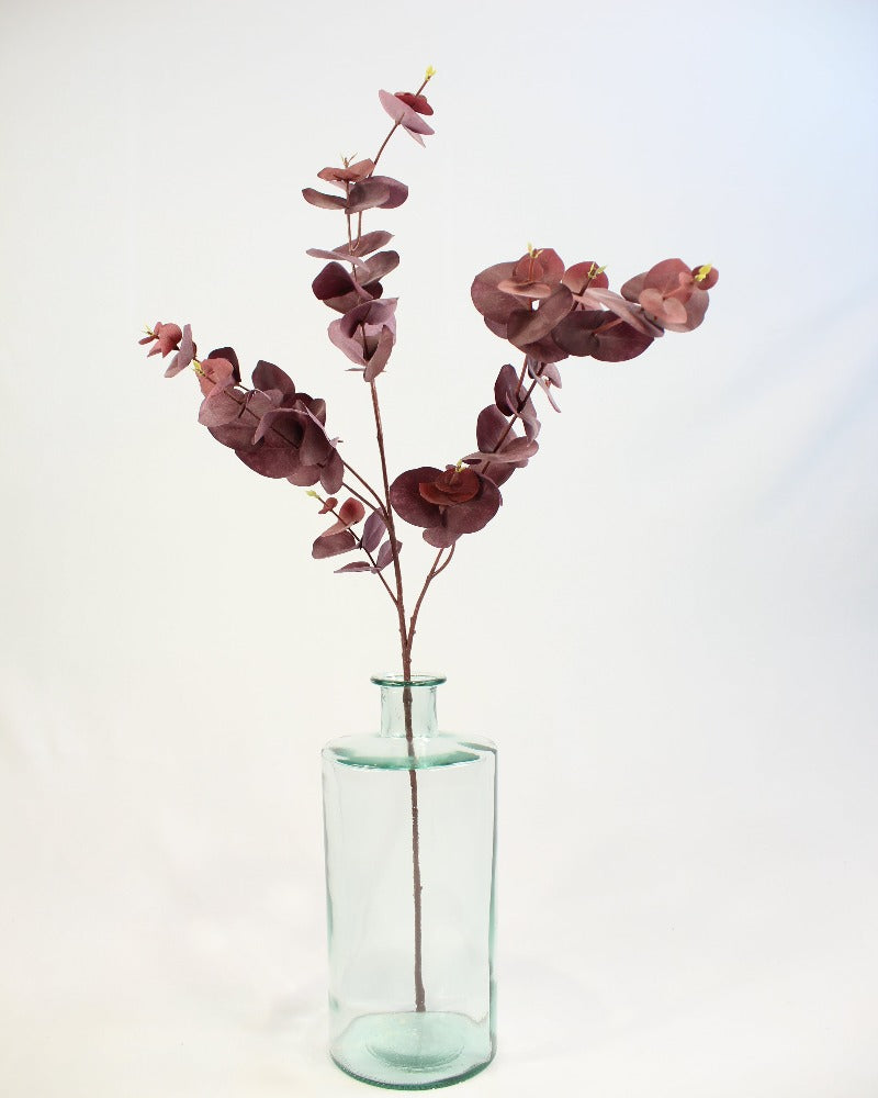 Faux Burgundy Eucalyptus Stem