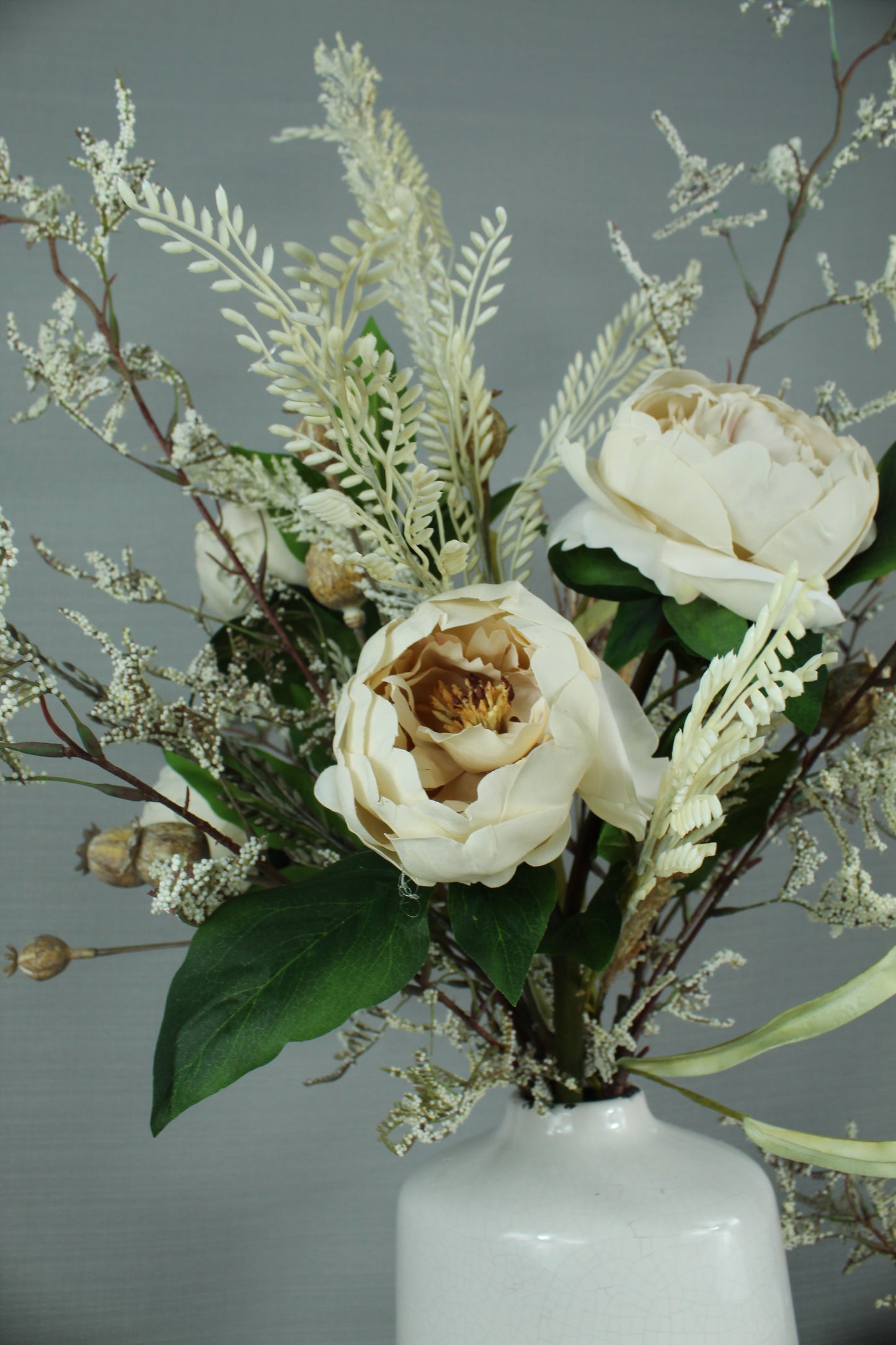 Whimsical Faux Peony Bouquet