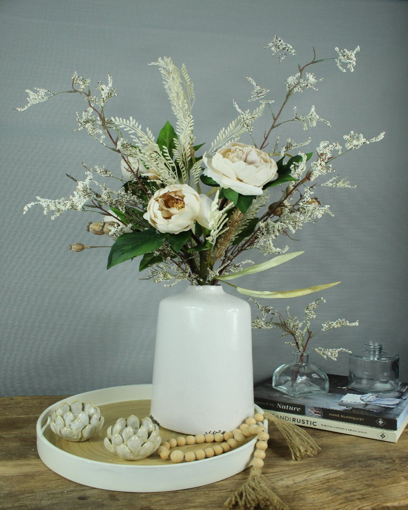 Whimsical Faux Peony Bouquet