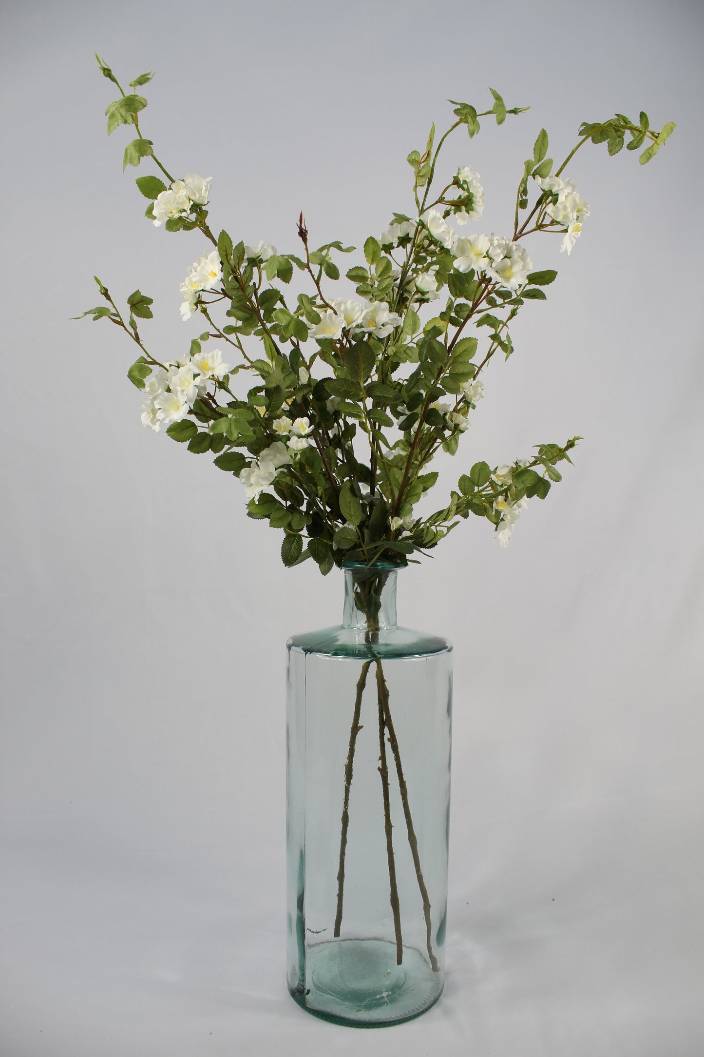 Faux Wild Rose Stem