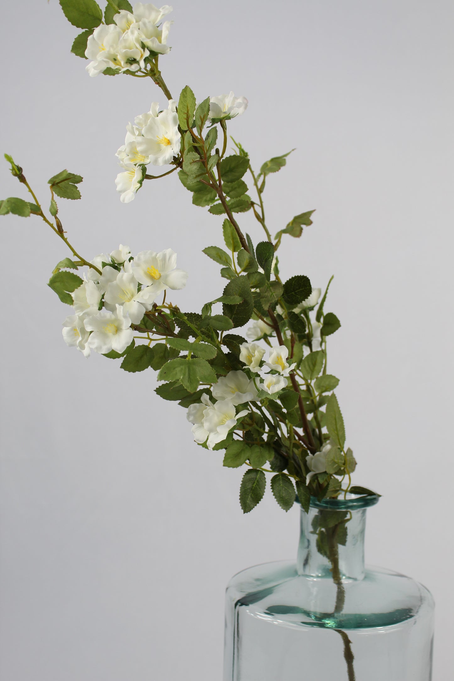 Faux Wild Rose Stem