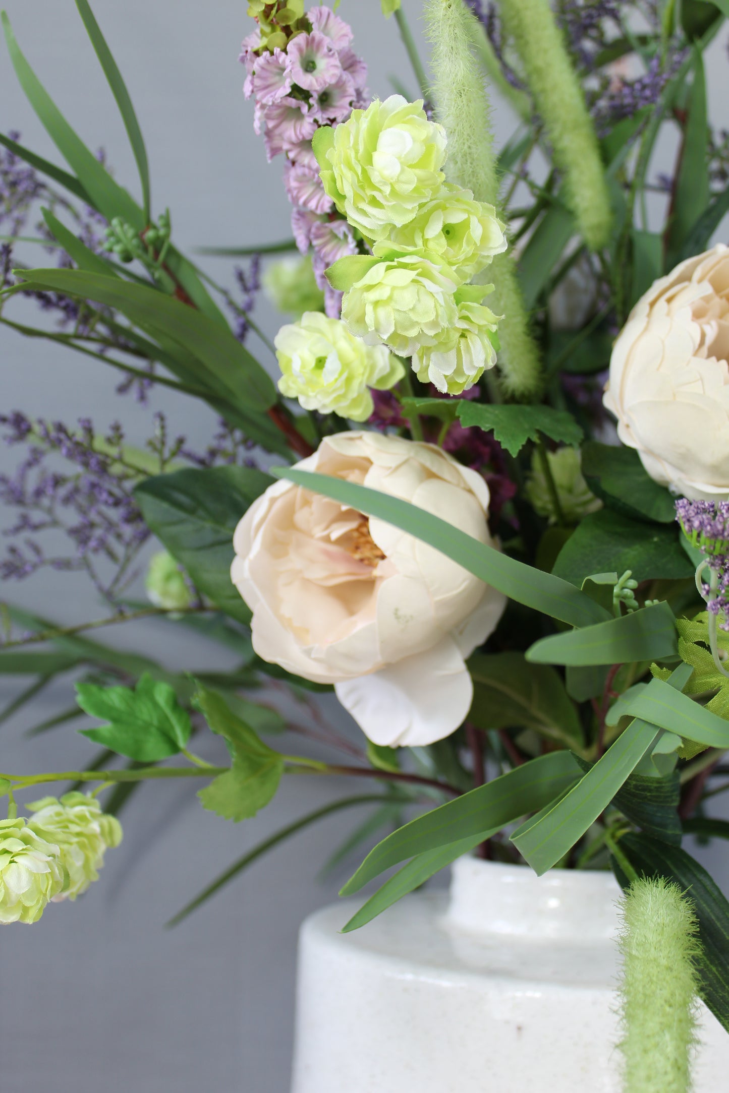 Deluxe Faux Peony Bouquet