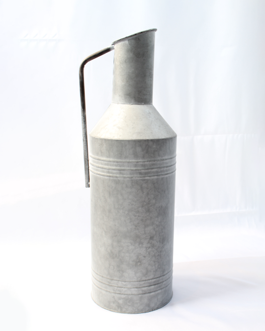 Vintage Metal Churn Vase