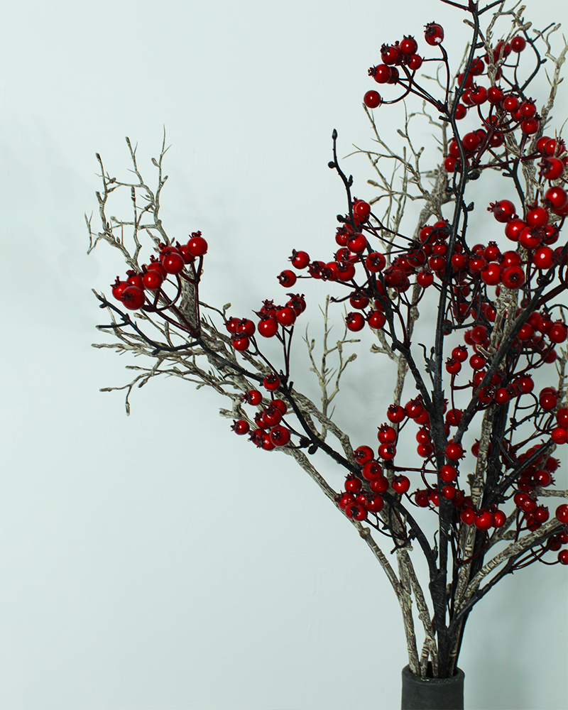 Winter Faux Berry Bouquet