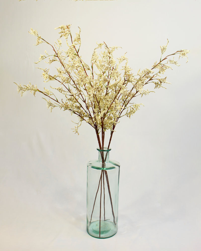 Faux Ivory Limonium Spray Stem